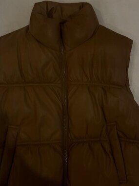 Brown Puffer Vest